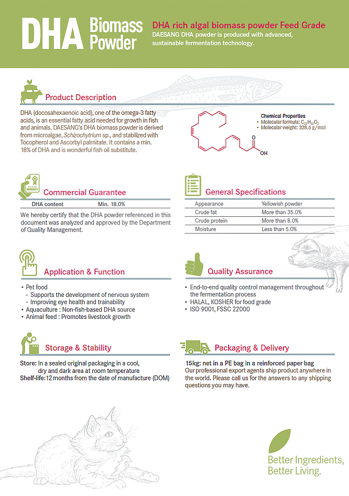 DHA rich algal biomass Power